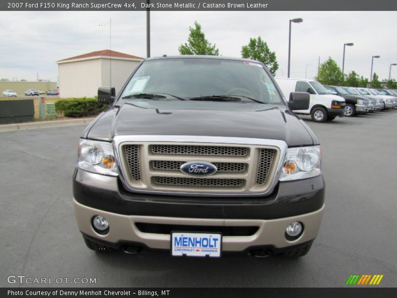 Dark Stone Metallic / Castano Brown Leather 2007 Ford F150 King Ranch SuperCrew 4x4