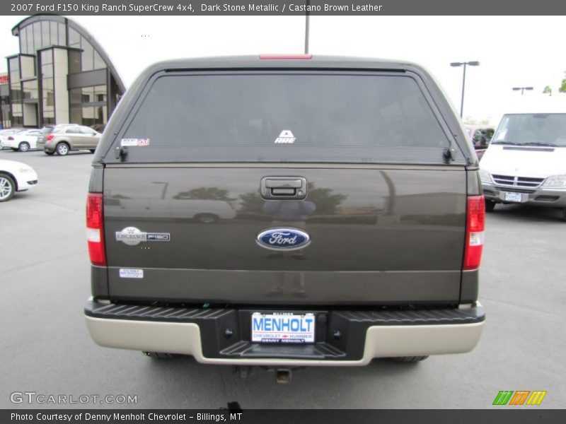 Dark Stone Metallic / Castano Brown Leather 2007 Ford F150 King Ranch SuperCrew 4x4
