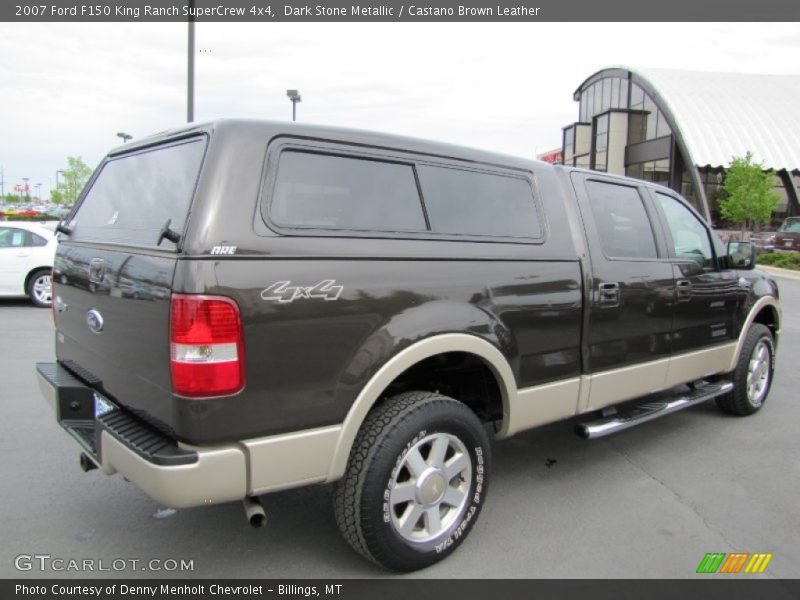 Dark Stone Metallic / Castano Brown Leather 2007 Ford F150 King Ranch SuperCrew 4x4