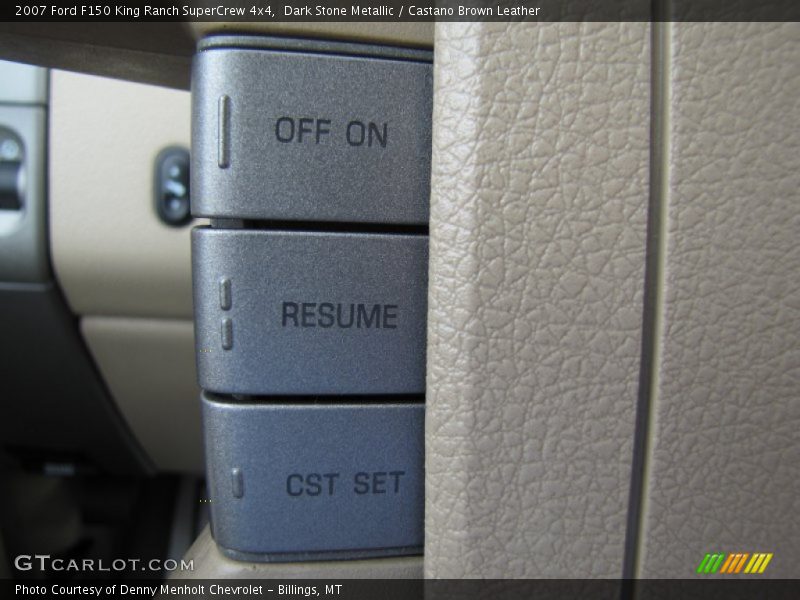 Dark Stone Metallic / Castano Brown Leather 2007 Ford F150 King Ranch SuperCrew 4x4