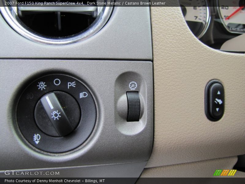 Dark Stone Metallic / Castano Brown Leather 2007 Ford F150 King Ranch SuperCrew 4x4