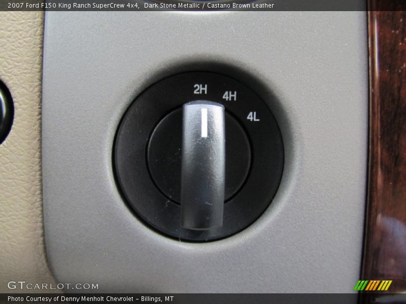 Dark Stone Metallic / Castano Brown Leather 2007 Ford F150 King Ranch SuperCrew 4x4