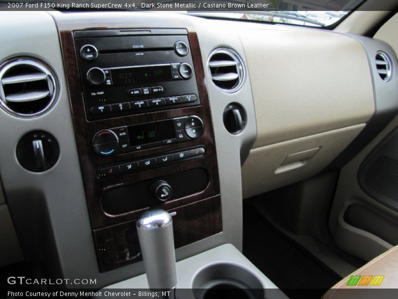 Dark Stone Metallic / Castano Brown Leather 2007 Ford F150 King Ranch SuperCrew 4x4