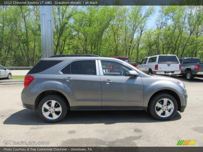 Graystone Metallic / Jet Black 2012 Chevrolet Equinox LT AWD