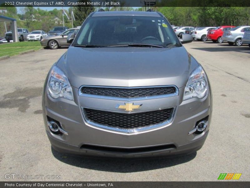 Graystone Metallic / Jet Black 2012 Chevrolet Equinox LT AWD
