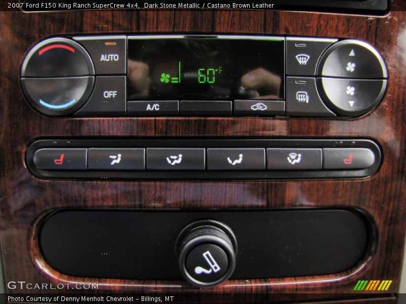 Dark Stone Metallic / Castano Brown Leather 2007 Ford F150 King Ranch SuperCrew 4x4