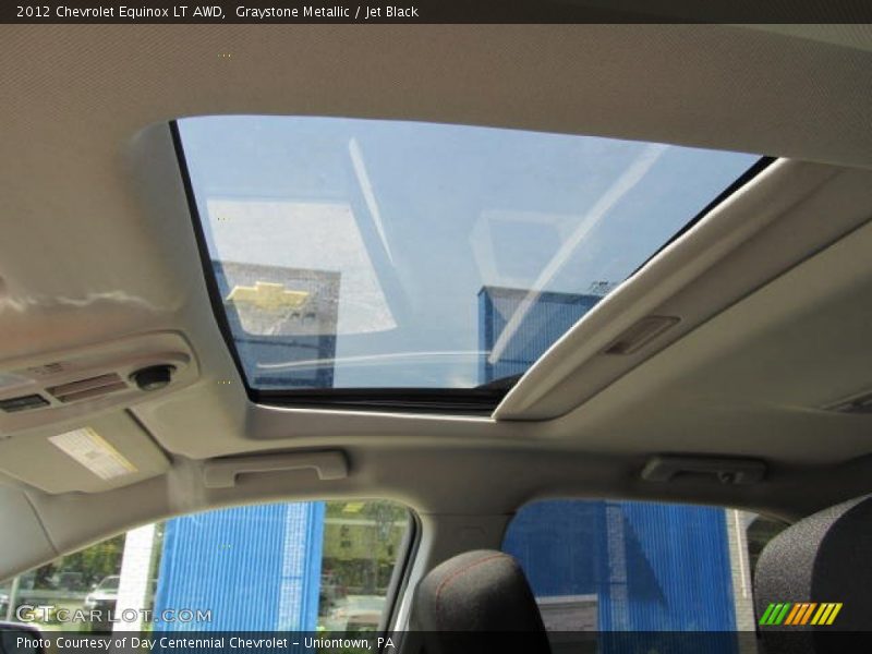 Graystone Metallic / Jet Black 2012 Chevrolet Equinox LT AWD