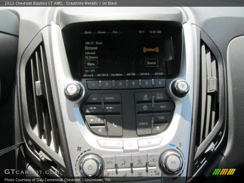 Graystone Metallic / Jet Black 2012 Chevrolet Equinox LT AWD