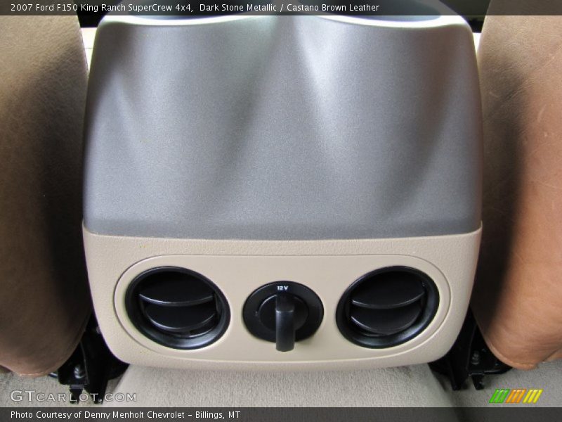 Dark Stone Metallic / Castano Brown Leather 2007 Ford F150 King Ranch SuperCrew 4x4