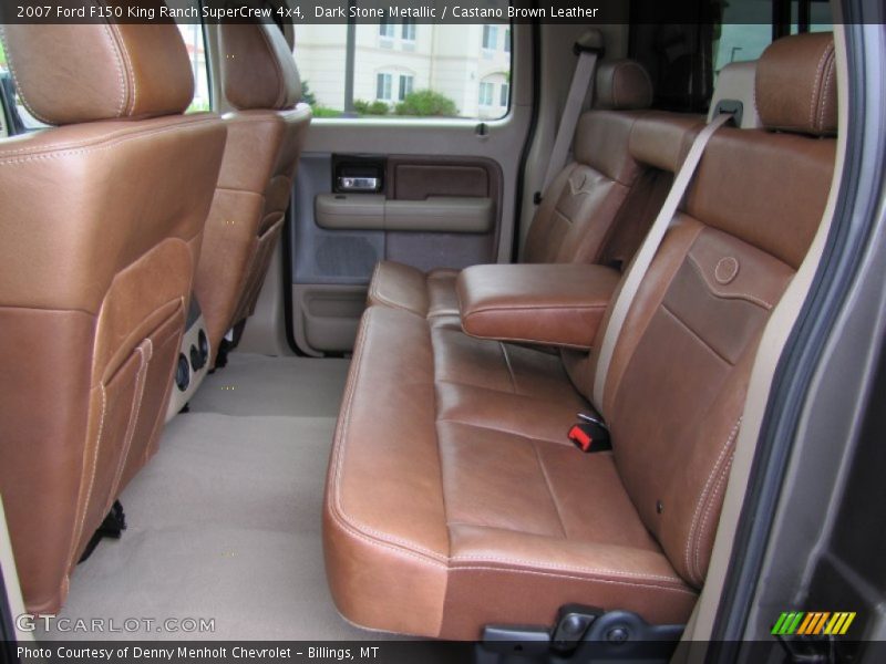Dark Stone Metallic / Castano Brown Leather 2007 Ford F150 King Ranch SuperCrew 4x4