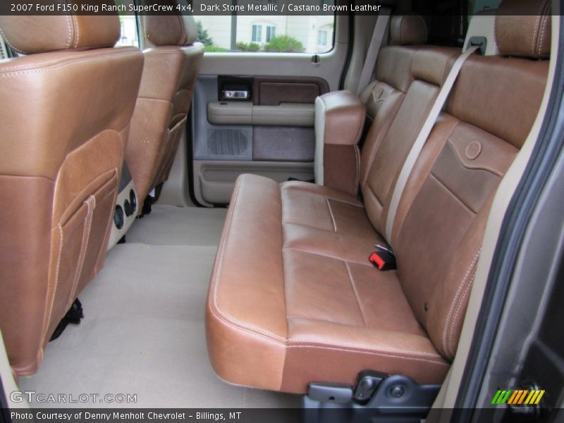Dark Stone Metallic / Castano Brown Leather 2007 Ford F150 King Ranch SuperCrew 4x4