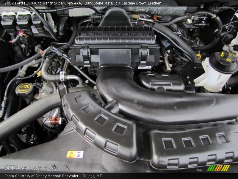 Dark Stone Metallic / Castano Brown Leather 2007 Ford F150 King Ranch SuperCrew 4x4