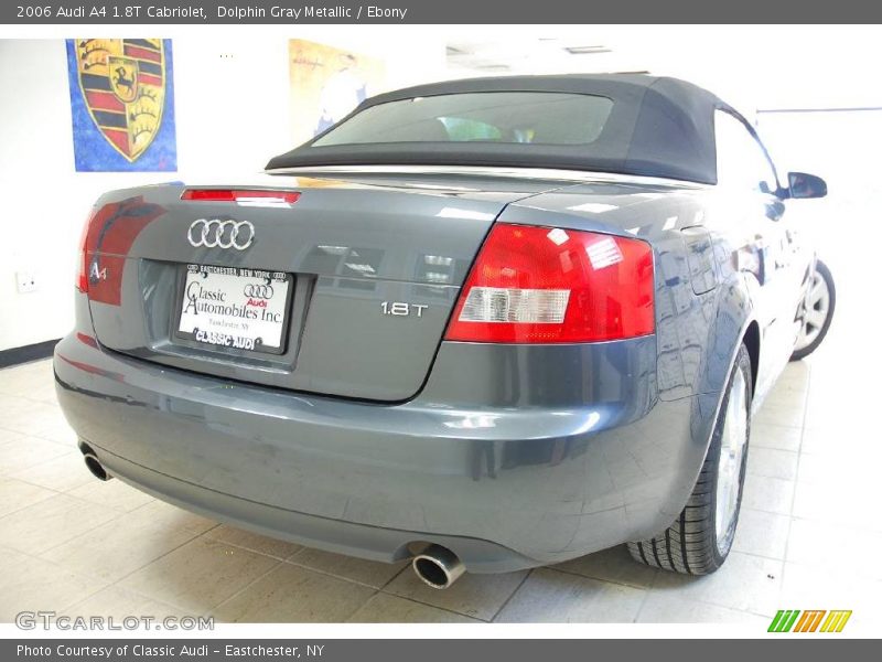 Dolphin Gray Metallic / Ebony 2006 Audi A4 1.8T Cabriolet