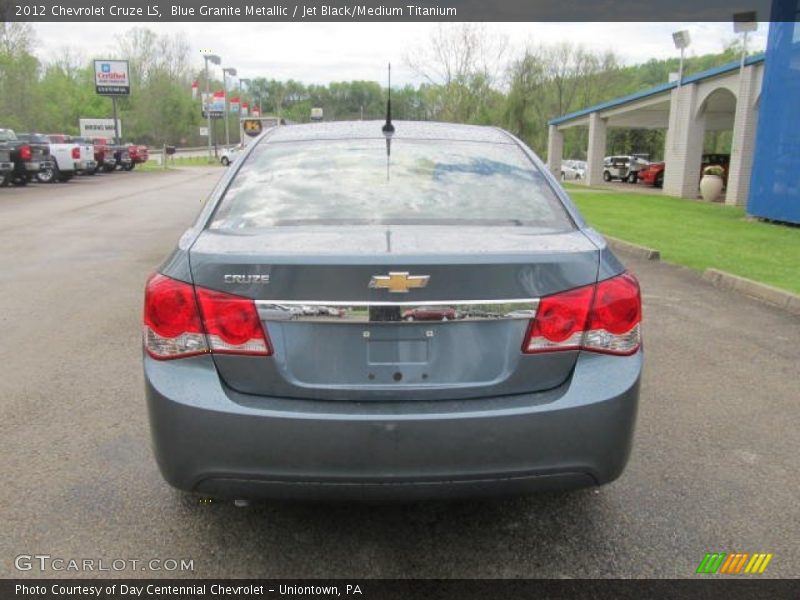 Blue Granite Metallic / Jet Black/Medium Titanium 2012 Chevrolet Cruze LS