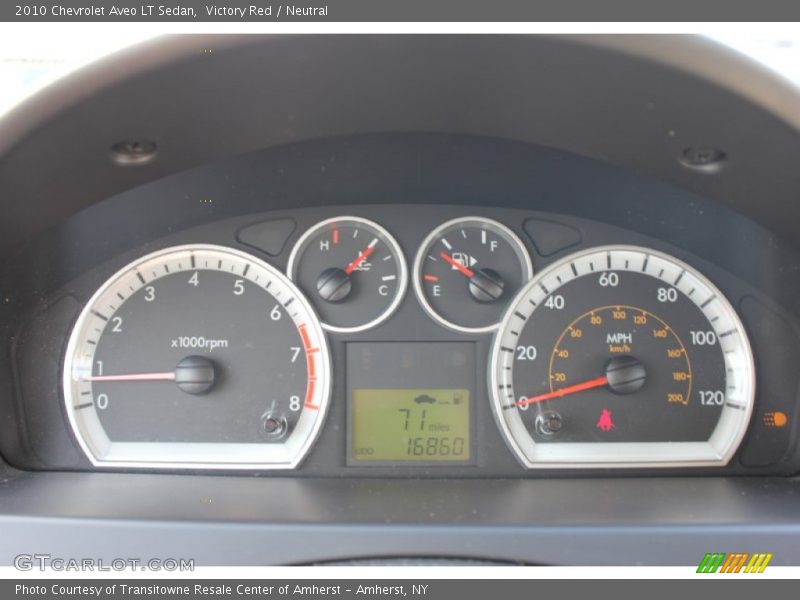 Victory Red / Neutral 2010 Chevrolet Aveo LT Sedan