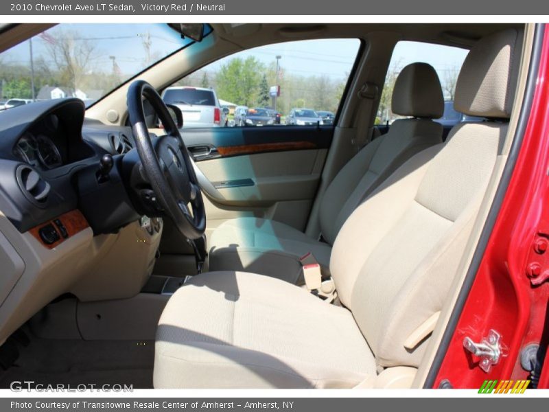 Victory Red / Neutral 2010 Chevrolet Aveo LT Sedan