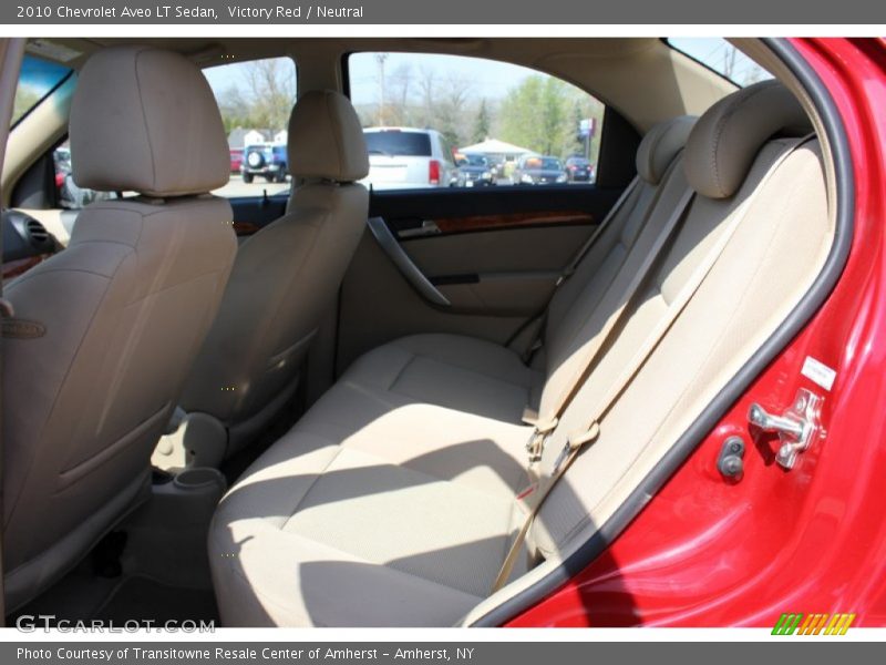 Victory Red / Neutral 2010 Chevrolet Aveo LT Sedan