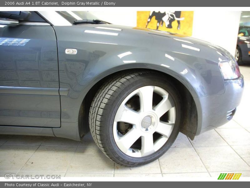 Dolphin Gray Metallic / Ebony 2006 Audi A4 1.8T Cabriolet