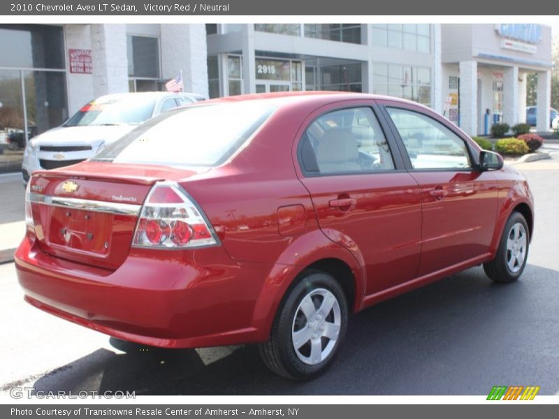 Victory Red / Neutral 2010 Chevrolet Aveo LT Sedan