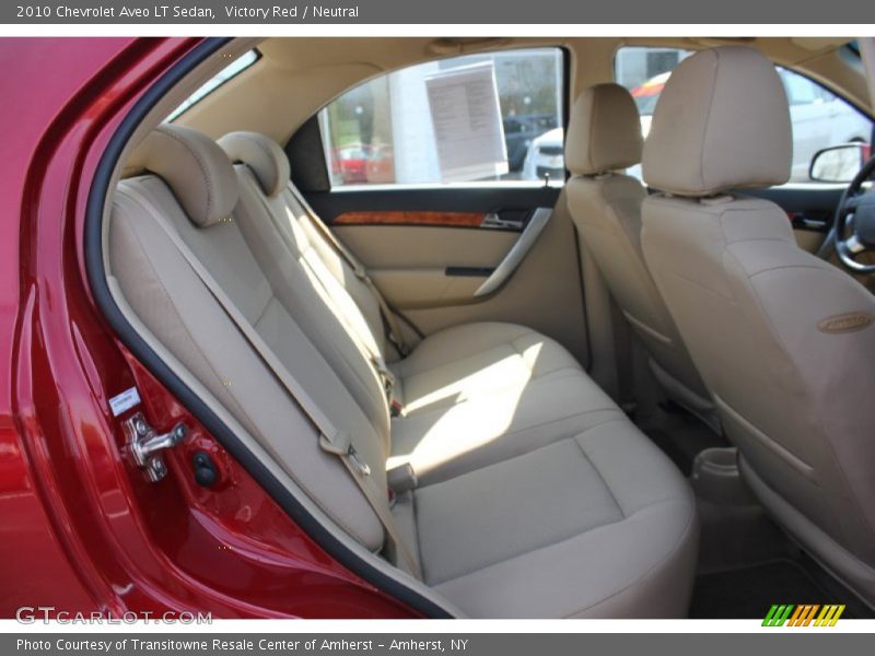 Victory Red / Neutral 2010 Chevrolet Aveo LT Sedan