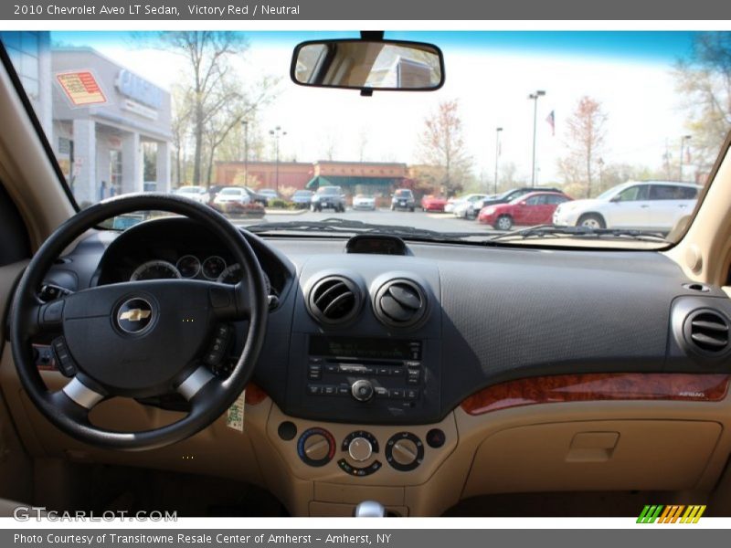Victory Red / Neutral 2010 Chevrolet Aveo LT Sedan