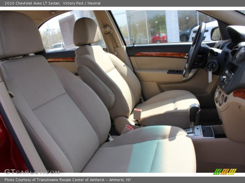 Victory Red / Neutral 2010 Chevrolet Aveo LT Sedan