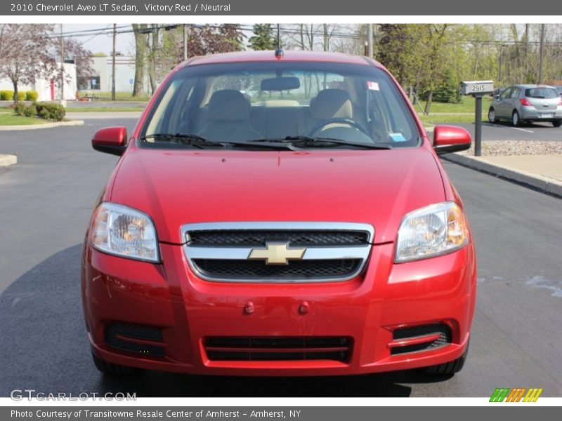 Victory Red / Neutral 2010 Chevrolet Aveo LT Sedan