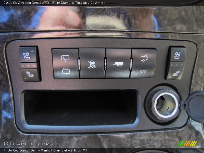 White Diamond Tintcoat / Cashmere 2011 GMC Acadia Denali AWD
