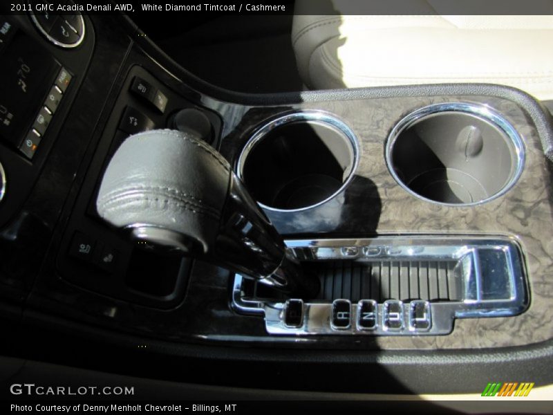 White Diamond Tintcoat / Cashmere 2011 GMC Acadia Denali AWD