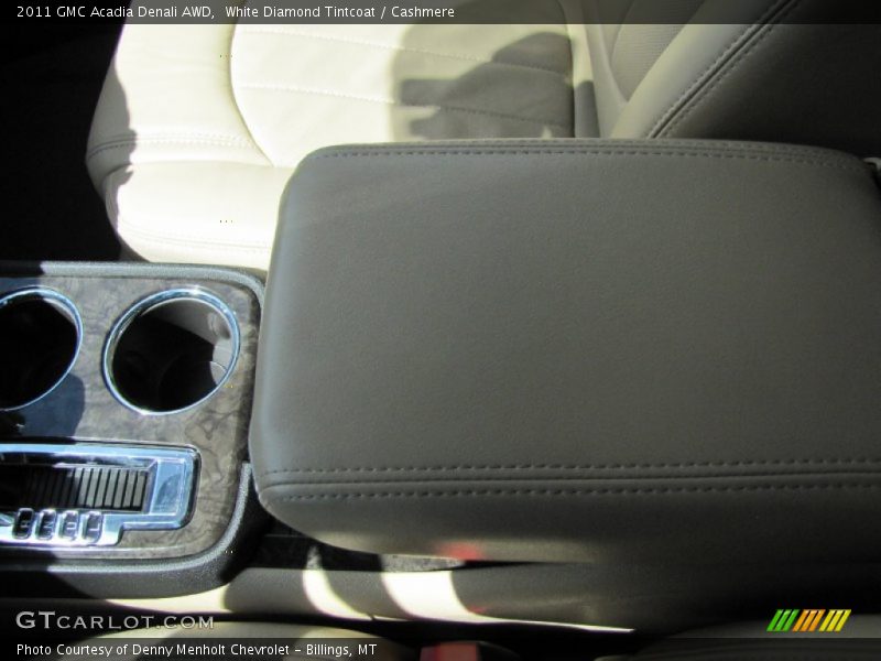 White Diamond Tintcoat / Cashmere 2011 GMC Acadia Denali AWD