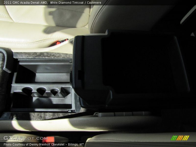White Diamond Tintcoat / Cashmere 2011 GMC Acadia Denali AWD