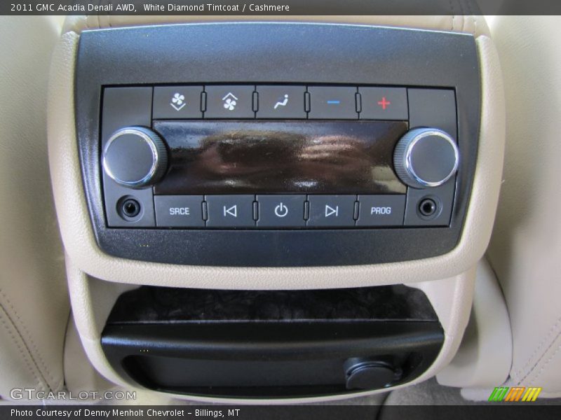White Diamond Tintcoat / Cashmere 2011 GMC Acadia Denali AWD