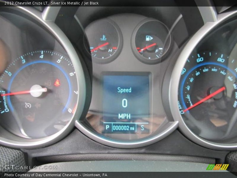 Silver Ice Metallic / Jet Black 2012 Chevrolet Cruze LT