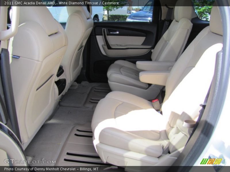 White Diamond Tintcoat / Cashmere 2011 GMC Acadia Denali AWD