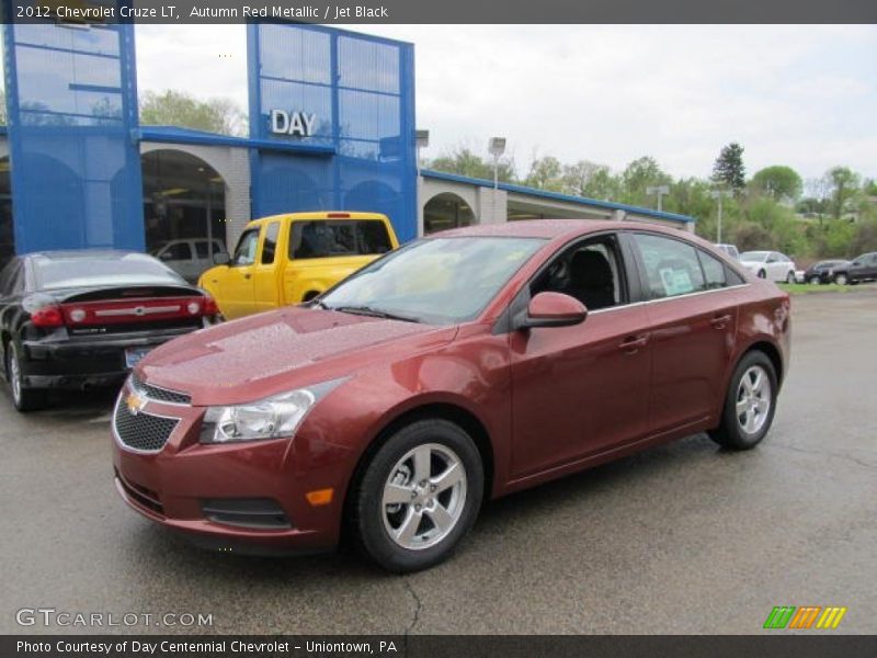 Autumn Red Metallic / Jet Black 2012 Chevrolet Cruze LT
