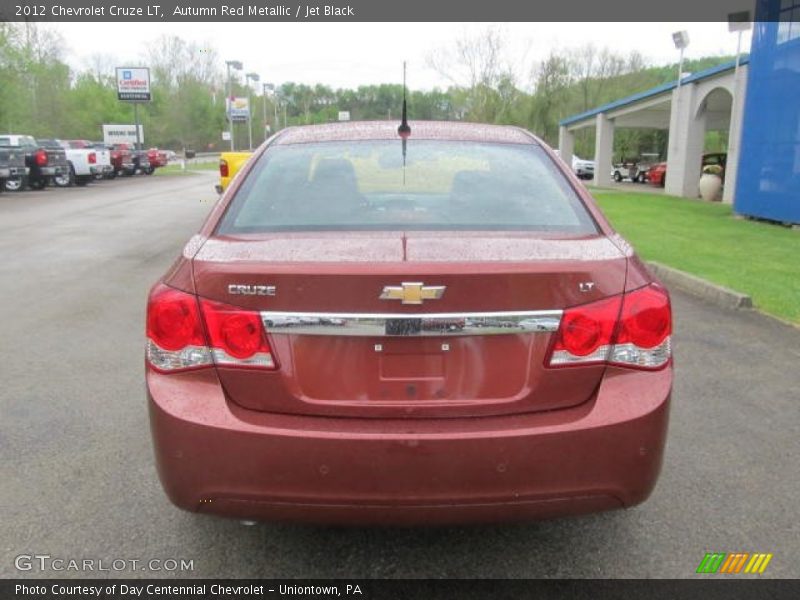 Autumn Red Metallic / Jet Black 2012 Chevrolet Cruze LT