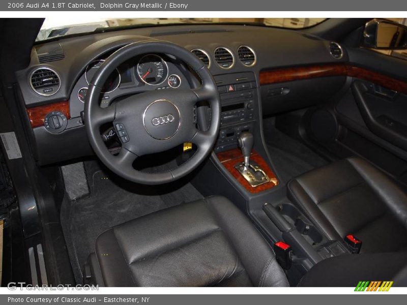 Dolphin Gray Metallic / Ebony 2006 Audi A4 1.8T Cabriolet