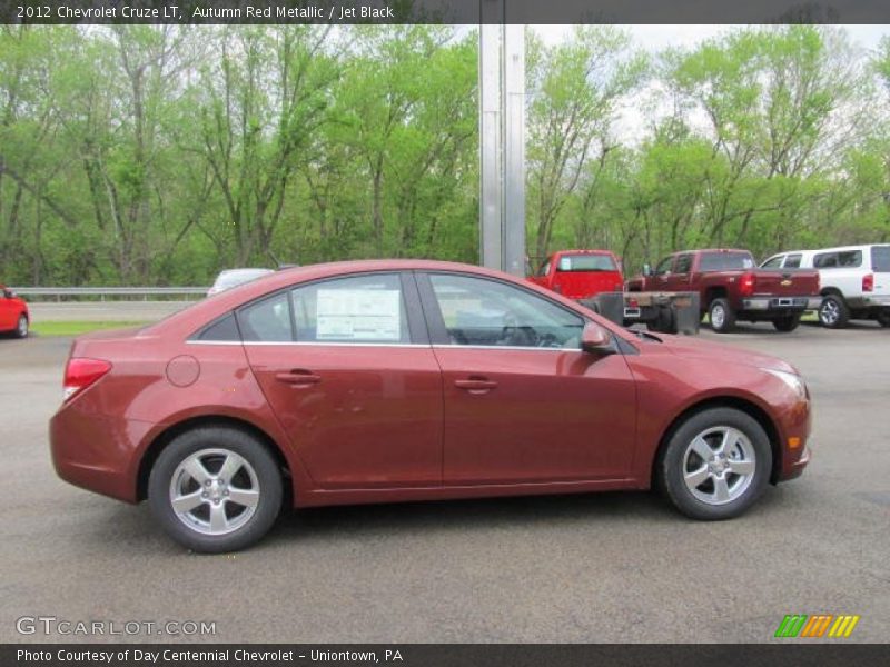 Autumn Red Metallic / Jet Black 2012 Chevrolet Cruze LT