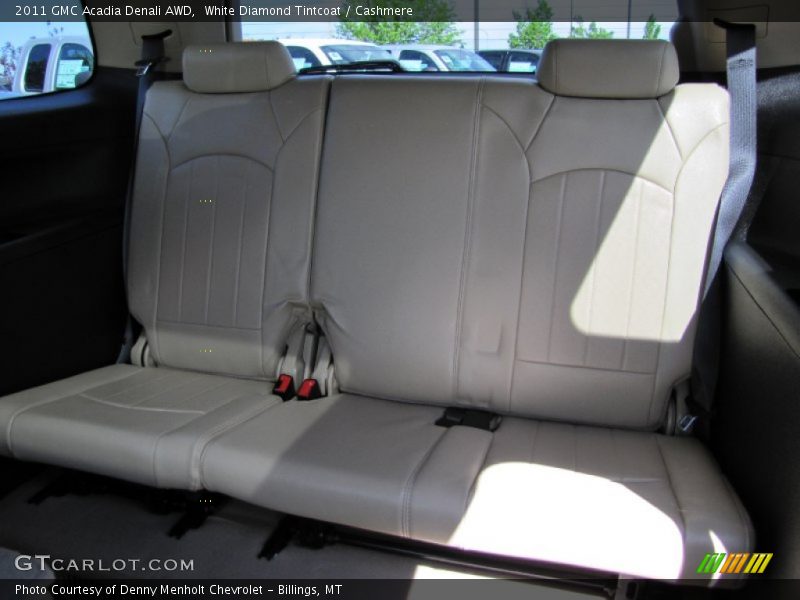 White Diamond Tintcoat / Cashmere 2011 GMC Acadia Denali AWD