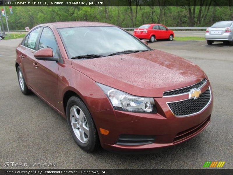 Autumn Red Metallic / Jet Black 2012 Chevrolet Cruze LT