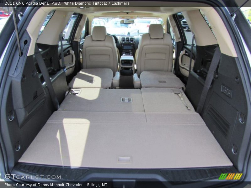 White Diamond Tintcoat / Cashmere 2011 GMC Acadia Denali AWD