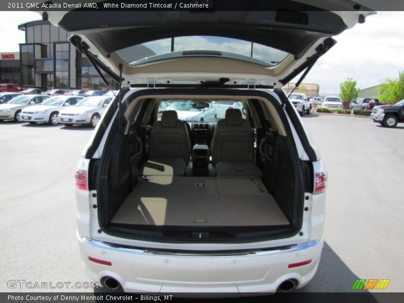 White Diamond Tintcoat / Cashmere 2011 GMC Acadia Denali AWD