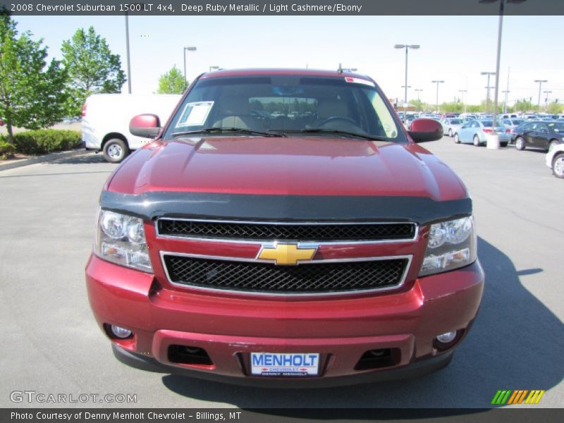 Deep Ruby Metallic / Light Cashmere/Ebony 2008 Chevrolet Suburban 1500 LT 4x4