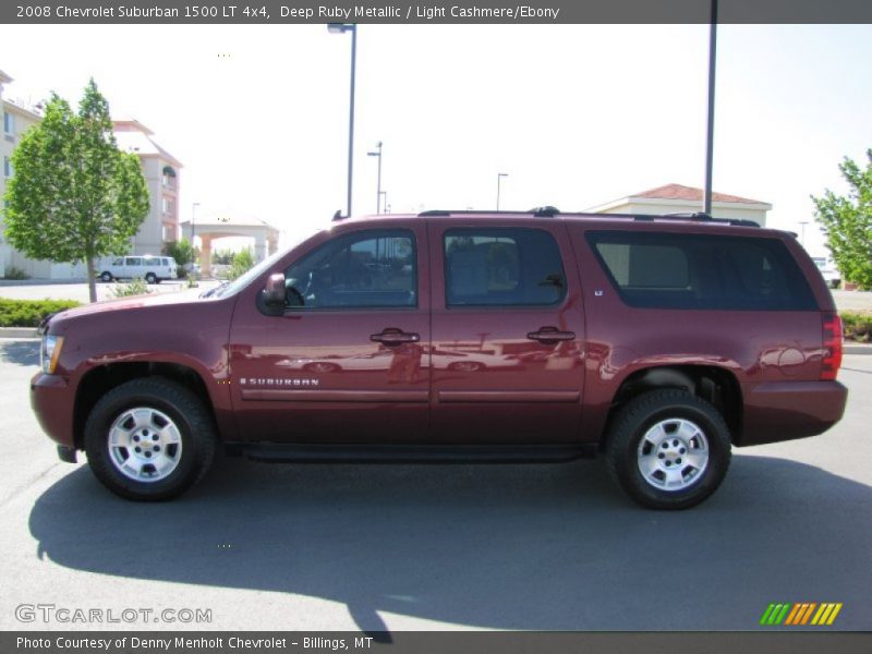 Deep Ruby Metallic / Light Cashmere/Ebony 2008 Chevrolet Suburban 1500 LT 4x4