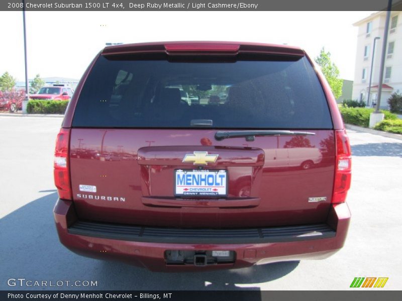 Deep Ruby Metallic / Light Cashmere/Ebony 2008 Chevrolet Suburban 1500 LT 4x4