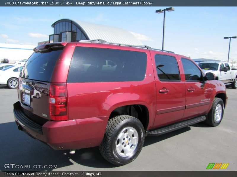 Deep Ruby Metallic / Light Cashmere/Ebony 2008 Chevrolet Suburban 1500 LT 4x4