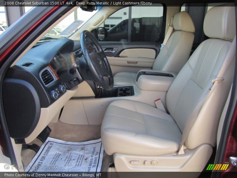 Deep Ruby Metallic / Light Cashmere/Ebony 2008 Chevrolet Suburban 1500 LT 4x4