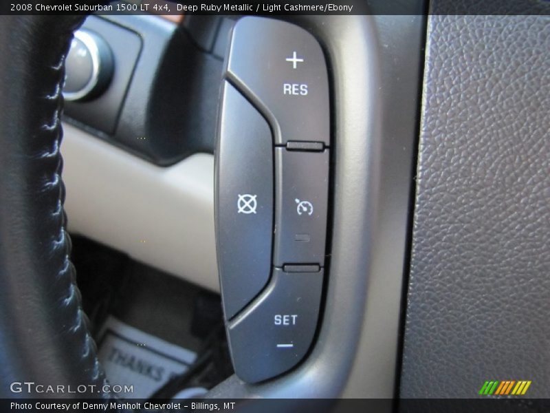 Deep Ruby Metallic / Light Cashmere/Ebony 2008 Chevrolet Suburban 1500 LT 4x4