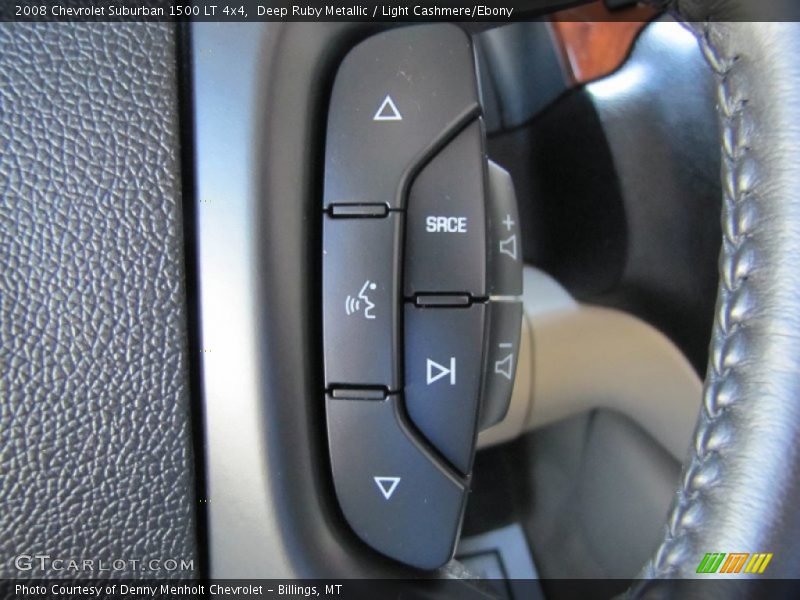 Deep Ruby Metallic / Light Cashmere/Ebony 2008 Chevrolet Suburban 1500 LT 4x4