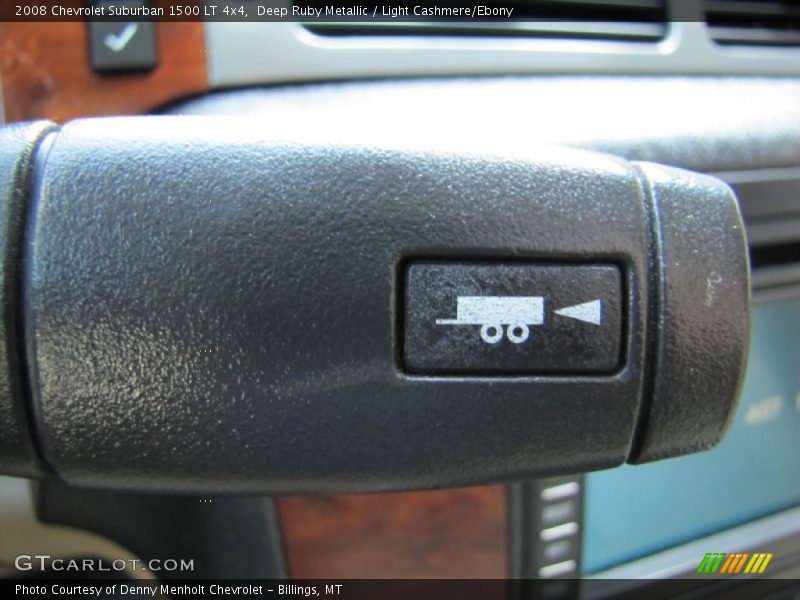 Deep Ruby Metallic / Light Cashmere/Ebony 2008 Chevrolet Suburban 1500 LT 4x4